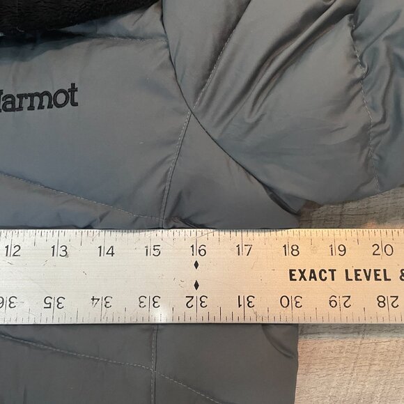 Marmot Montreal Jacket 700 Down-Filled Womens Parka Puffer Teal Blue S - Picture 3 of 9